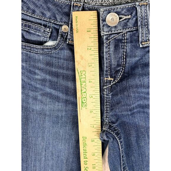 ARIAT Real Denim Jeans Womens 12 Bootcut Low Rise Bootcut 25x29 Western Rodeo - Picture 5 of 9